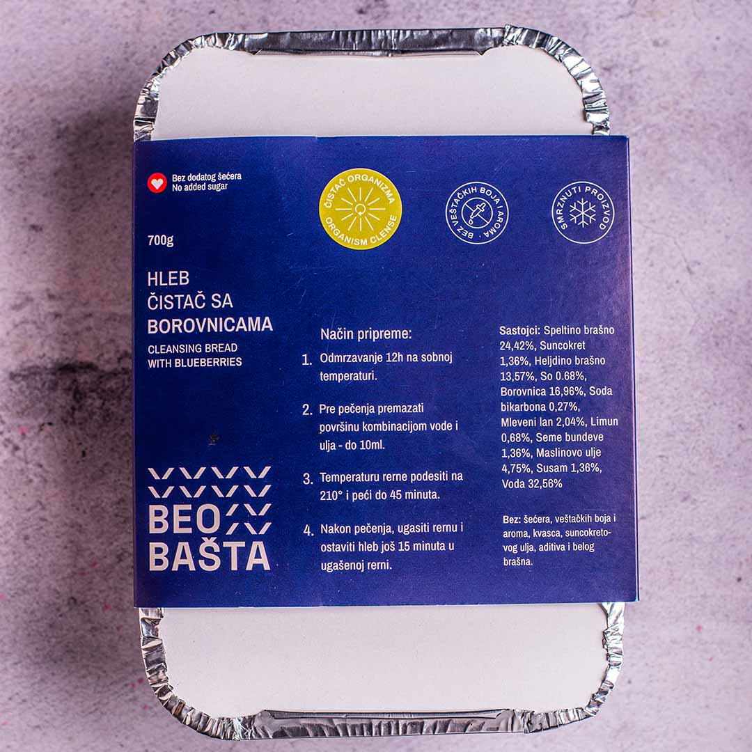 Hleb čistač sa borovnicama